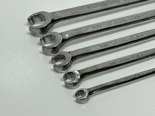 Snap-On USA RXFS605B 5pc 6-Point SAE Double End Flare Nut Wrench Set 1/4-13/16” - Picture 10 of 13