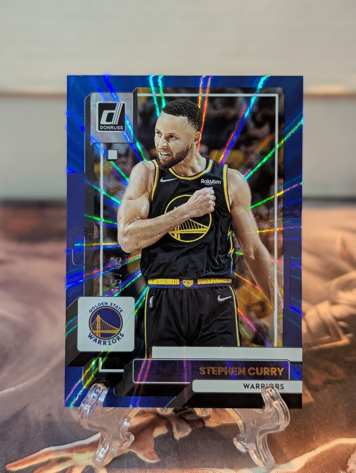 2022-23 Panini Donruss - Stephen Curry #116 Holo Blue Laser /49