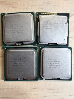 Intel CPU Bundle i5 + Xeon + Core 2 Duo Lot   Homelab Server Build / Parts