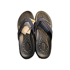 Crocs Men's 8 Yukon Vista II LiteRide Flip Flop Sandals Black