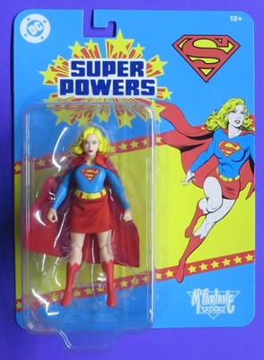 MCFARLANE SUPER POWERS SUPERGIRL SUPER GIRL WAVE 13 DC UNIVERSE IN HAND 4'' 5''