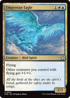 MTG - Empyrean Eagle - Foundations - NM - EN - Foil