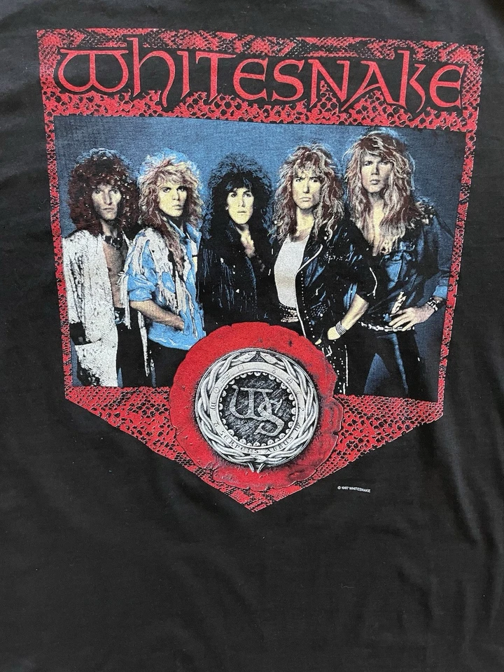 Whitesnake 1987-88 North American Vintage Tour Shirt XL 80s Spring Ford  - Bild 4 von 4