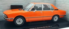 Model Car Group 1/18 Scale MCG18540 - 1974 BMW 5-Series (E12) - Orange