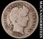 1908-O Barber Dime - Scarce  Better Date  No Reserve  #K725