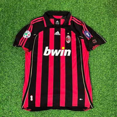 MALDINI #3 AC Milan Jersey 2006/2007 Champions League Short Sleeve
