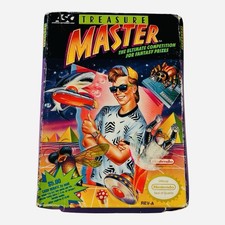 Treasure Master NES Nintendo Game & Box Authentic Cartridge Vintage Fantasy HTF