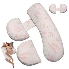 Pregnancy Pillow for Supportive Sleep Full Body Maternity Cushion