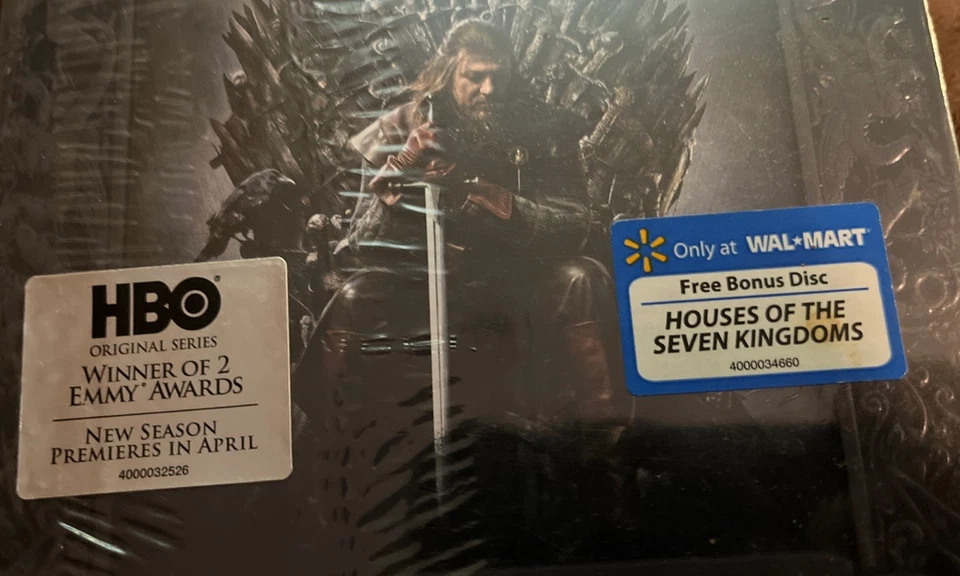 NEW Game of Thrones Complete First Season (DVD, 2012) w/Wal-Mart Bonus disc - Image 4 of 4