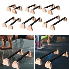 2x Push up Stable Anti Slip Handstand Bar Portable Pushup Handles Sturdy Push up