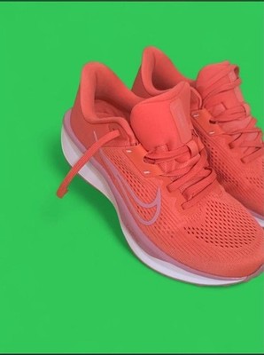 Nike Men's Orange Mesh Lace Up Low Top Athletic Running Sneakers FD5621-800