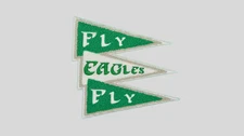 7-Inch Philadelphia Eagles Pennant Patch Iron-On / Sew-On