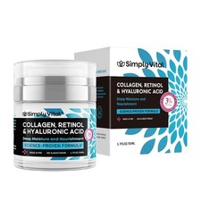SimplyVital Collagen Retinol and Hyaluronic Acid Cream, 50 ml