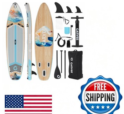 Inflatable Stand Up Paddle Board, Wide Stable SUP Board 323/335cm, 450LB Load Ca