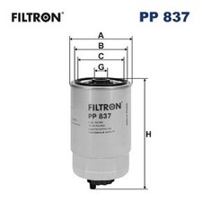 Kraftstofffilter für Opel Vectra B J96 Peugeot Boxer 230L 230P ZCT id85612