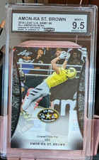 2018 Leaf U.S.  Army All-American Bowl Amon-Ra St. Brown #6 Mint 9.5
