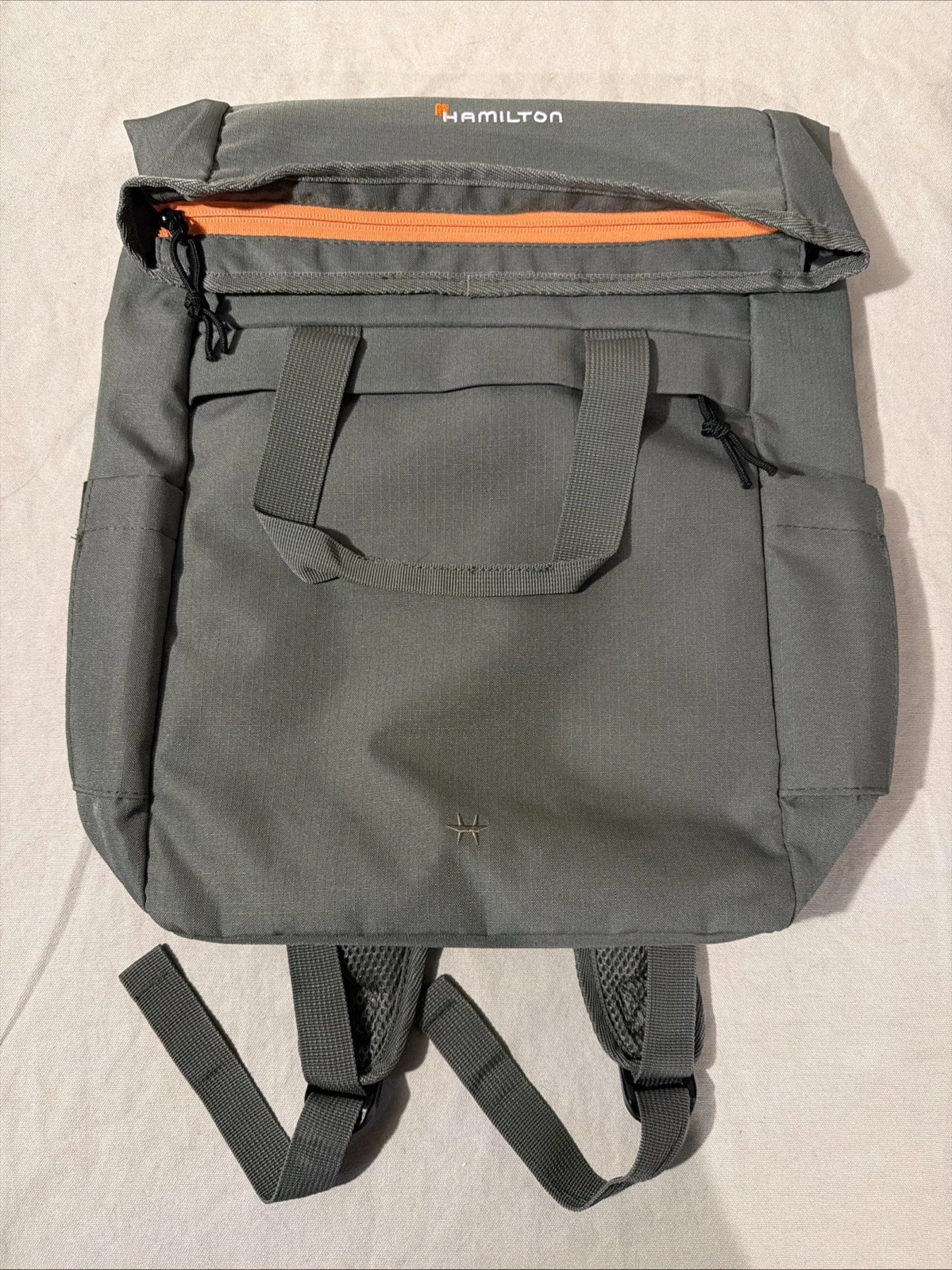 Hamilton Backpack Waterproof Satchel Convertible Travel Gray Minimalist Laptop