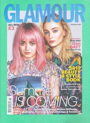 Glamour UK Spring/Summer 2019   Maisie Williams & Sophie Turner, Charli Howard,