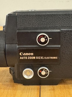 Canon Auto Zoom 512XL Electronic Super 8 Film Camera Camcorder for