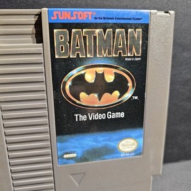 Batman: The Video Game (Nintendo NES, 1990) CART ONLY - PINS CLEANED - TESTED