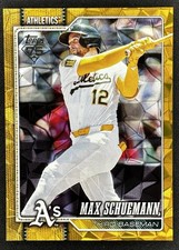 2026 Topps Series 1 Max Schuemann Gold Diamante Bookend 01/50 #225