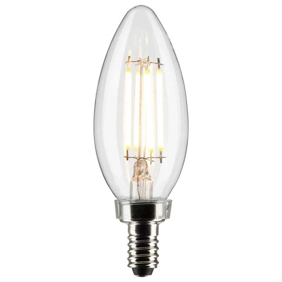 4 Watt B11 LED - Clear - Candelabra base - 90 CRI - 3000K - 120 Volt - 3-Pack -  - Image 2 of 4