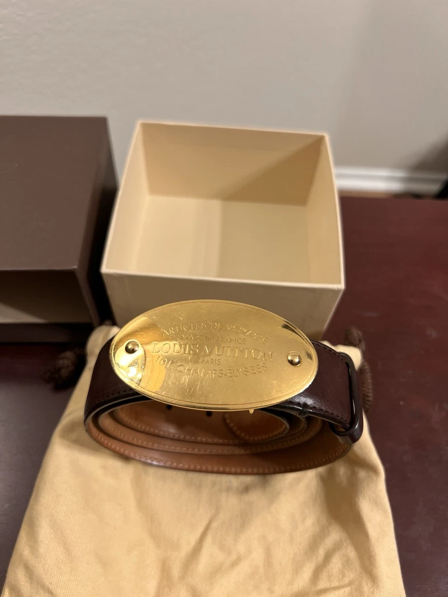 Louis Vuitton Brown Belts for Men for sale - eBay
