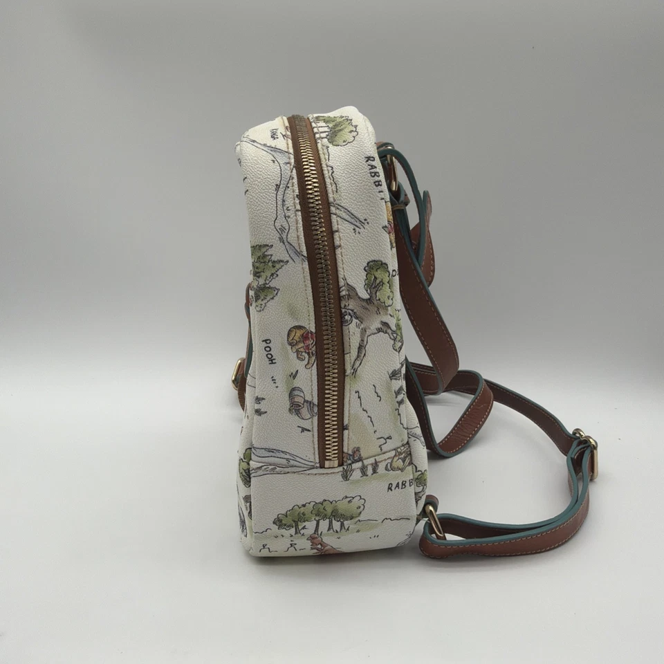 Mini Mochila Dooney & Bourke Disney Winnie The Pooh Mapa de Madera de Cien Acres Foto 3 de 4