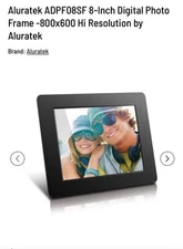 Aluratek 8" Digital Photo Frame