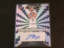 2024-25 Select Youth Explosion Silver Prizm PJ HALL SP RC Rookie AUTO! NUGGETS!
