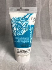 SPEEDBALL ART PRODUCTS 3503 WATER SOLUBLE BLOCK PRINTING INK 2.5OZ WHITE New