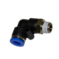 1/4" OD Tube X 1/8" NPT Pneumatic Fitting, Elbow Push To Connect Air Fitting