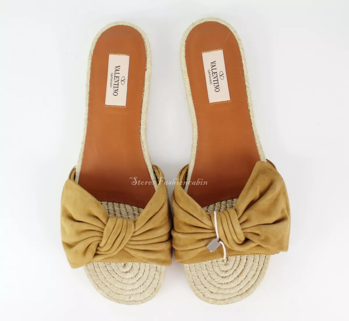 Bow espadrille best sale slides