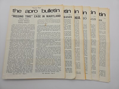The A.P.R.O. BULLETIN Pamphlet Aerial Phenomena [Jan-Dec, 1984, Vol 31-32] UFO
