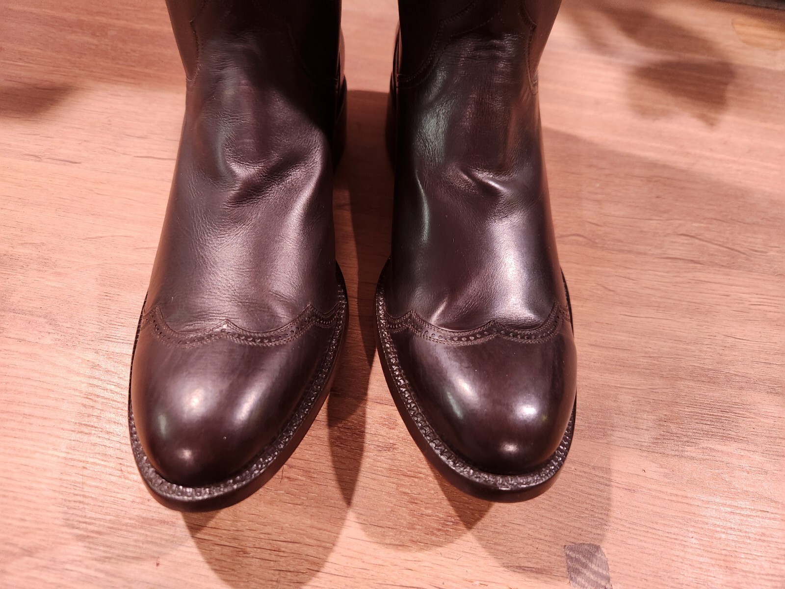 NEW JB HILL BOOTS STALLION ROPER WESTERN COWBOY 10.5 CAP TOE GENTLEMAN ...