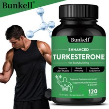 Cápsulas de turquesona, aumentar el crecimiento muscular y muscular magro, equilibrar los niveles de energía