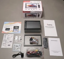 7" HD Car Stereo Apple Carplay Android Auto Double Din Touchscreen 2010 F-150