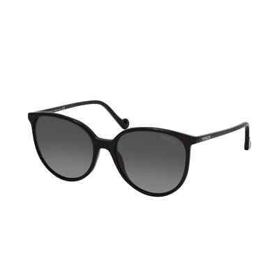 Moncler ML0177 01D Black Cat Eye Polarized Sunglasses 