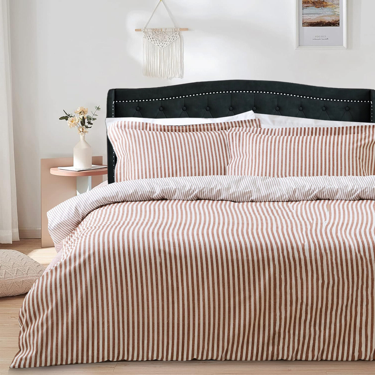 100 Brushed Cotton Flannelette Quilt Duvet Cover Single Double King