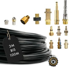 Rohrreinigungsschlauch für Kärcher Kränzle Bosch Kanalratte Abfluss 10 Meter