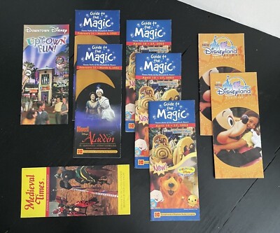 DISNEYLAND 2003 Theme Park Souvenir MAP & PAMPHLET LOT | eBay