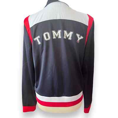 Tommy Hilfiger Women's “Tommy” Track Jacket Color Block Size Small