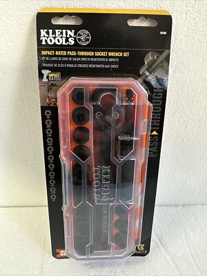 Klein Tools 65400 KNECT 15pc Impact-Rated Pass-Through Socket Wrench Set MODbox