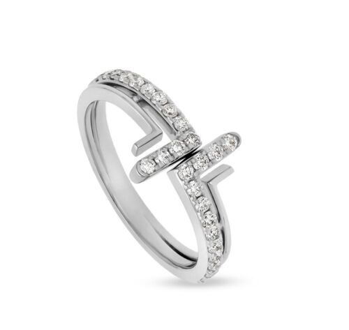 0.306 Ct Round Cut Lab Grown Diamond Casual Ring 14K White Gold Anniversary Gift