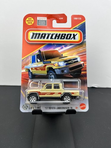 Matchbox '17 Toyota Landcruiser 78 [Tan] Scala 1:64 - Diecast #109/125
