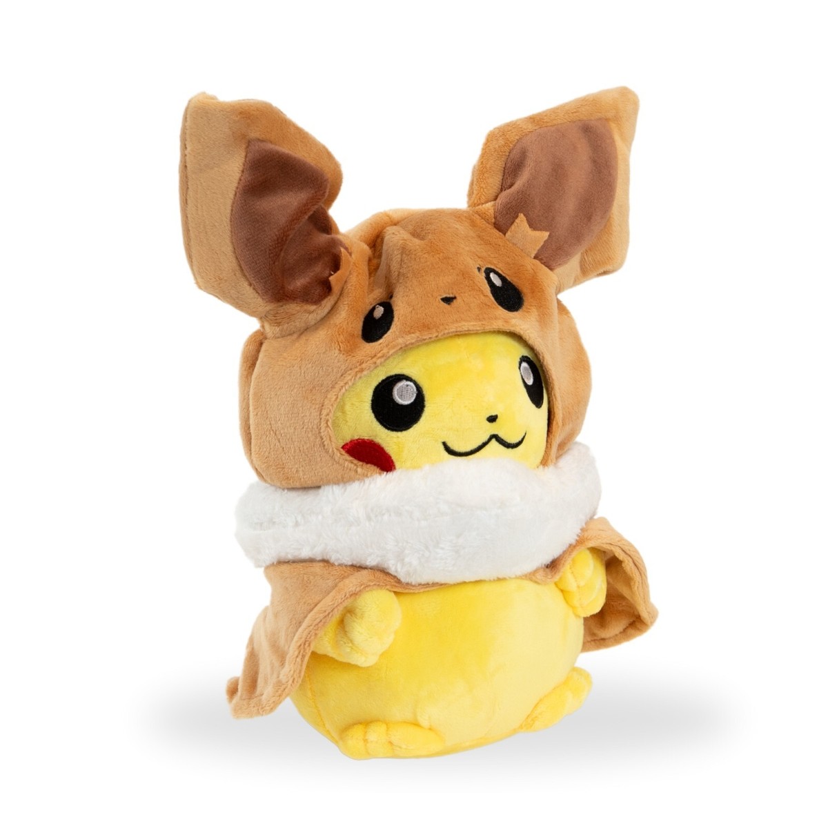 Pokemon Pikachu Eevee Hoodie Cosplay Poncho Plushie 12