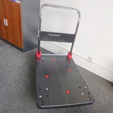 Heavy Duty 410kg Folding Platform Trolley Hand Truck Cart Sack Flat Bed Pulley 6