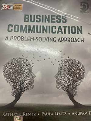 Business Communication: A Problem-Solving - Paperback, by Rentz Kathryn - Good