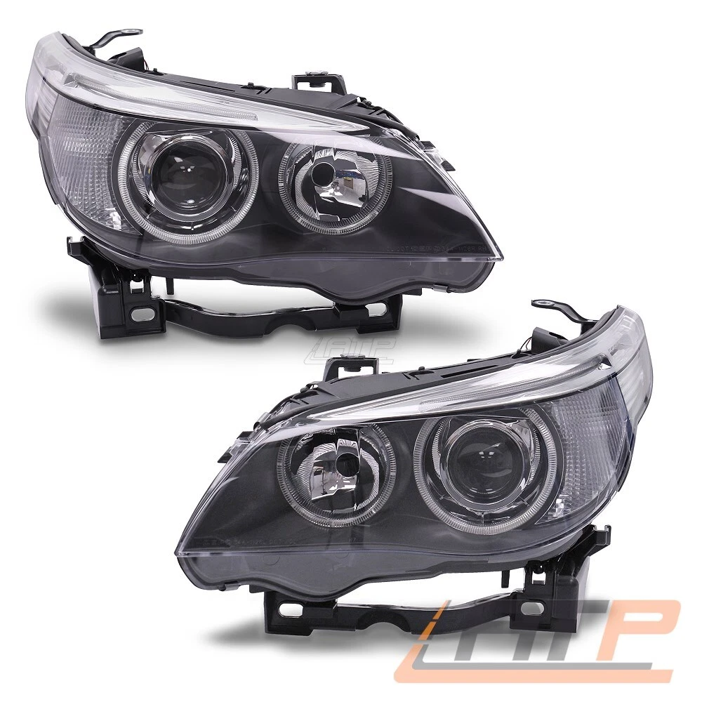 2x BI-XENON SCHEINWERFER HAUPTSCHEINWERFER LINKS+RECHTS FÜR BMW 5 