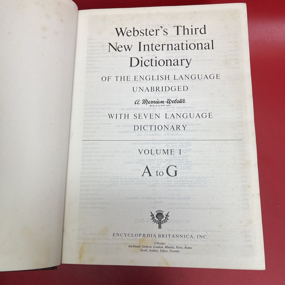 Webster's Third New International Unabridged Dictionary 3-Volume